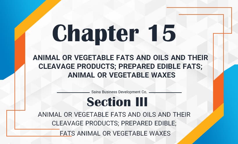 Animal or vegetable fats and oils and their cleavage products; prepared edible fats; animal or vegetable waxes