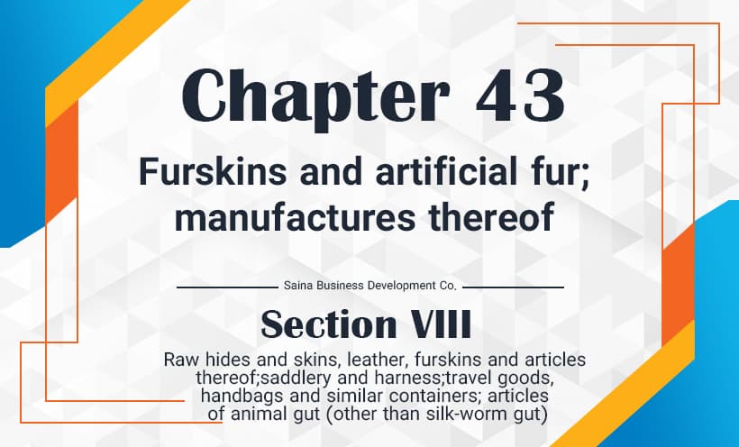 Furskins and artificial fur; manufactures thereof