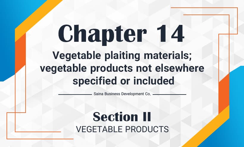 Vegetable plaiting materials; vegetable products not elsewhere specified or included 