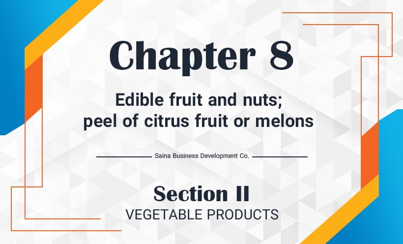 Edible fruit and nuts; peel of citrus fruit or melons