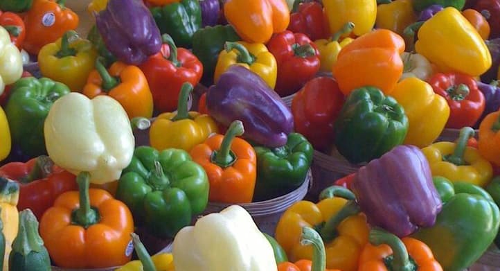 Iranian colored pepper
